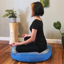 Load image into Gallery viewer, Thai kapok cushion Jumbo Size Zafu Meditation Cushion Filled with Natural Kapok Fiber