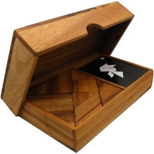 Load image into Gallery viewer, Logic Tangram Set with Play Cards Wooden Puzzle Game