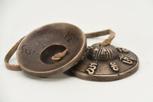 Load image into Gallery viewer, Tingsha Cymbals Handmade Tingsha - Clears Negativity -LAST ONE available Tibetan Buddhist Tingsha Bell - Incredibly Healing -Beginner Tingshas- Sound Healing