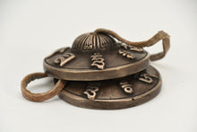 Load image into Gallery viewer, Tingsha Cymbals Handmade Tingsha - Clears Negativity -LAST ONE available Tibetan Buddhist Tingsha Bell - Incredibly Healing -Beginner Tingshas- Sound Healing