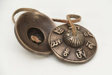 Load image into Gallery viewer, Tingsha Cymbals Handmade Tingsha - Clears Negativity -LAST ONE available Tibetan Buddhist Tingsha Bell - Incredibly Healing -Beginner Tingshas- Sound Healing