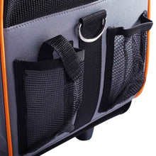 Load image into Gallery viewer, Pet Trolley Dog Cat Puppy Travel Wheeled Cart Portable Foldable Carrier Orange-4