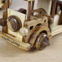 Load image into Gallery viewer, Wooden Tuk Tuk Taxi scooter Toy