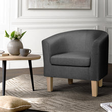Load image into Gallery viewer, Artiss Abby Fabric Armchair - Grey