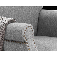 Load image into Gallery viewer, Artiss Armchair Accent Chair Retro Armchairs Lounge Accent Chair Single Sofa Linen Fabric Seat Grey