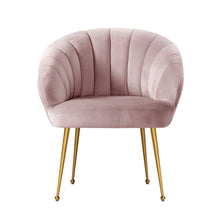 Load image into Gallery viewer, Artiss Armchair Lounge Chair Armchairs Accent Chairs Velvet Sofa Pink Couch