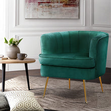 Load image into Gallery viewer, Artiss Armchair Lounge Accent Chair Armchairs Sofa Chairs Velvet Green Couch