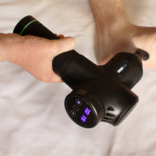 Load image into Gallery viewer, FitSmart LCD Display Deep Tissue Vibration Therapy Device Massage Gun Black