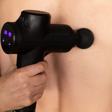 Load image into Gallery viewer, FitSmart LCD Display Deep Tissue Vibration Therapy Device Massage Gun Black
