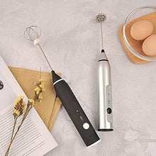 Load image into Gallery viewer, VIKUS Silver Rechargeable Electric Milk Frother Handheld (3 Speeds)