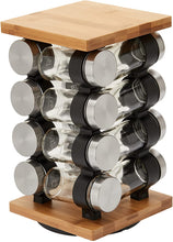 Load image into Gallery viewer, VIKUS Spice Rack Organizer with 12 Pieces Jars for Kitchen