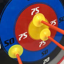 Load image into Gallery viewer, Funyards Large 2 in 1 Archery Set Kids Suction Arrows Target 90cm Stand
