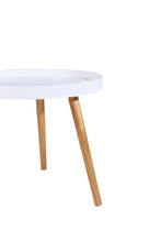 Load image into Gallery viewer, Round Bedside Table Large Side Table Bedroom Modern Furniture Set of 2