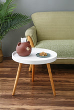 Load image into Gallery viewer, Biazah Round Bedside Table Large Side Table Bedroom Modern Furniture