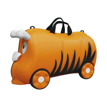 Load image into Gallery viewer, Kids/Children 18L Travel Cabin Luggage Trolley Ride On Wheel Suitcase - Orange