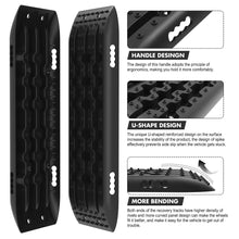 Load image into Gallery viewer, X-BULL KIT1 Recovery track Board Traction Sand trucks strap mounting 4x4 Sand Snow Car BLACK