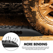 Load image into Gallery viewer, X-BULL KIT1 Recovery track Board Traction Sand trucks strap mounting 4x4 Sand Snow Car BLACK