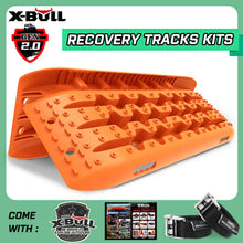 Load image into Gallery viewer, X-BULL KIT1 Recovery track Board Traction Sand trucks strap mounting 4x4 Sand Snow Car ORANGE