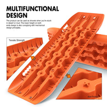 Load image into Gallery viewer, X-BULL KIT1 Recovery track Board Traction Sand trucks strap mounting 4x4 Sand Snow Car ORANGE