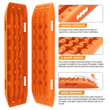 Load image into Gallery viewer, X-BULL KIT1 Recovery track Board Traction Sand trucks strap mounting 4x4 Sand Snow Car ORANGE