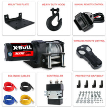 Load image into Gallery viewer, X-BULL Electric Winch 3000lbs Steel Wire Cable 12V Boat ATV UTV Winch Trailer 2 Units