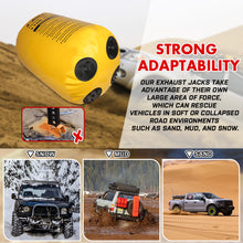 Load image into Gallery viewer, X-BULL Exhaust Jack Air Jack Rescue Kit/ 2PCS Recovery Tracks Boards 4x4 4WD Gen2.0
