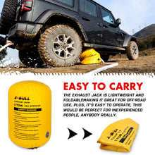 Load image into Gallery viewer, X-BULL Exhaust Jack Air Jack Rescue Kit/ 2PCS Recovery Tracks Boards 4x4 4WD Gen2.0