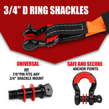 Load image into Gallery viewer, X-BULL 4WD Recovery Kit Snatch Strap / Recovery Tracks Gen3.0 Black/ Mounting pins