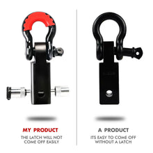 Load image into Gallery viewer, X-BULL Hitch Receiver 5T Recovery Receiver with Bow Shackle Tow Bar Off Road 4WD