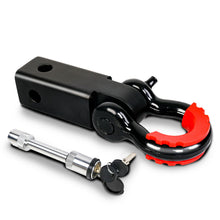 Load image into Gallery viewer, X-BULL Hitch Receiver 5T Recovery Receiver with Bow Shackle Tow Bar Off Road 4WD