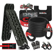 Load image into Gallery viewer, X-BULL 4WD Recovery Kit Kinetic Recovery Rope Snatch Strap / 2PCS Recovery Tracks 4X4 Gen3.0
