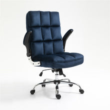 Load image into Gallery viewer, Velvet Home Ergonomic Swivel Adjustable Tilt Angle and Flip-up Arms Office Chair