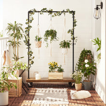 Load image into Gallery viewer, Industrial Pipe Style Rolling Garment Rack with Shoe Shelf