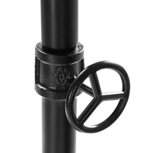 Load image into Gallery viewer, Industrial Pipe Style Rolling Garment Rack with Shoe Shelf