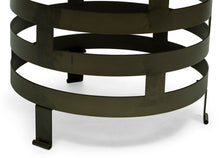Load image into Gallery viewer, Retro Style Spiral Round Coffee Table with Wood Top