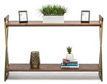 Load image into Gallery viewer, Wooden Entryway Hallway Console Table with Shelves