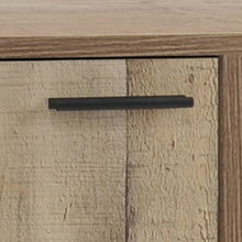 Load image into Gallery viewer, Wine Cabinet with 2 Strorage and open Selves Bar Cabinet Cupboard in Oak Colour