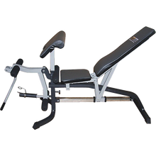 Load image into Gallery viewer, FID Flat Incline Decline Bench Press w/ Leg Extension