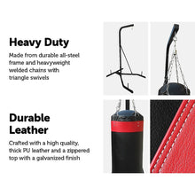 Load image into Gallery viewer, Freestanding 37kg Punching Bag Filled Heavy Duty