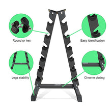 Load image into Gallery viewer, Steel Vertical Dumbbell Rack Weight Stand