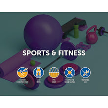 Load image into Gallery viewer, 2kg Dumbbells Pair PVC Hand Weights Rubber Coated