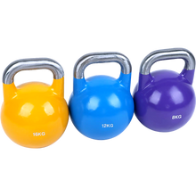 Load image into Gallery viewer, 8KG, 12KG, 16KG Pro-Grade Steel KettleBell Set