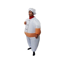 Load image into Gallery viewer, CHEF Fancy Dress Inflatable Suit -Fan Operated Costume