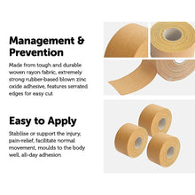 Load image into Gallery viewer, Premium Rigid Sports Strapping Tape - 3 Rolls of 38mm X 13.7M
