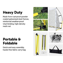 Load image into Gallery viewer, 8' x 5' Soccer Football Goal Foot Portable Net Quick Set Up