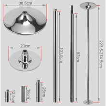 Load image into Gallery viewer, Portable Dance Pole Dancing Spinning Home Gym Fitness