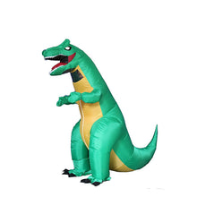 Load image into Gallery viewer, Dinosaur T-Rex Fancy Dress Fan Inflatable Costume Tyrannosaurus Suit