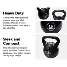 Load image into Gallery viewer, Kettle Bell 16KG Training Weight Fitness Gym Kettlebell