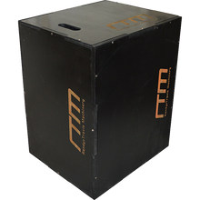 Load image into Gallery viewer, 3 IN 1 Black Wood Plyo Games Plyometric Jump Box