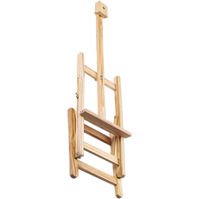 Load image into Gallery viewer, Tabletop Easel Wood Studio H-Frame Artist Art Display Painting Shop Tripod Stand Wedding